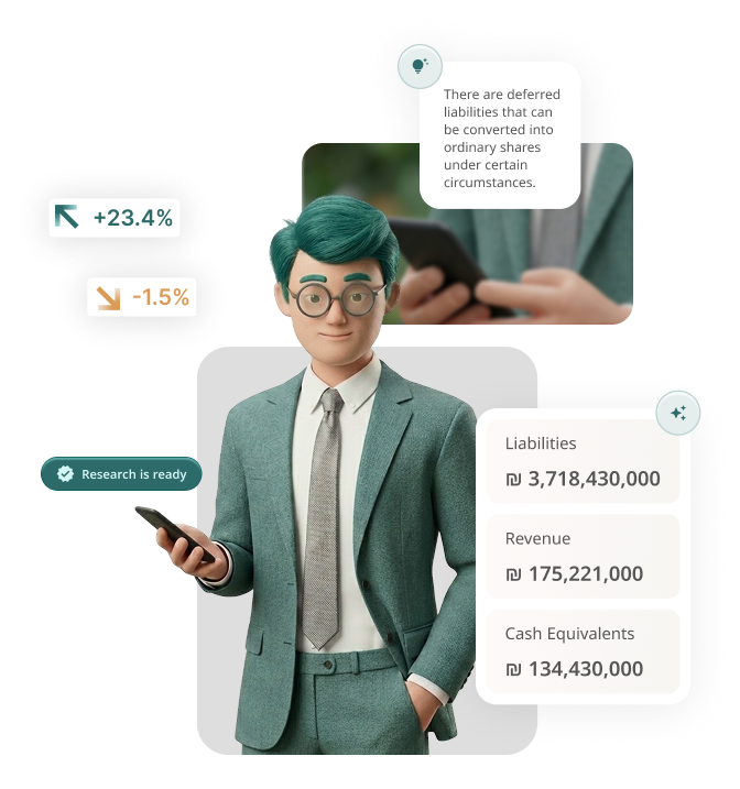 XHON AI platform analyzing Israeli capital market filings in real time