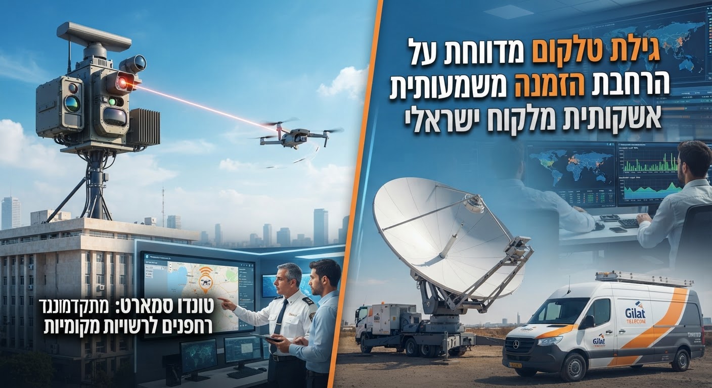 טונדו סמארט: אחרי אבן דרך עם משהב"ט, מכוונת לשוק האזרחי; גילת טלקום מרחיבה חוזה ב-4.25 מיליון שקל