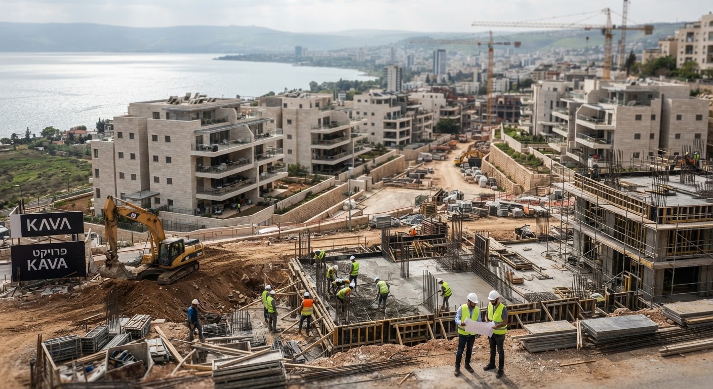 מגידו מתרחבת בטבריה: קיבלה היתר ל-26 דירות נוספות בפרויקט KAVA; בעלת השליטה אאורה מגדילה אחזקות