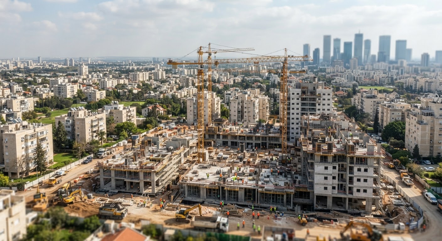 בוני התיכון: התקדמות בפרויקט הדגל בקרית אונו והארכת תשקיף המדף לגיוס הון