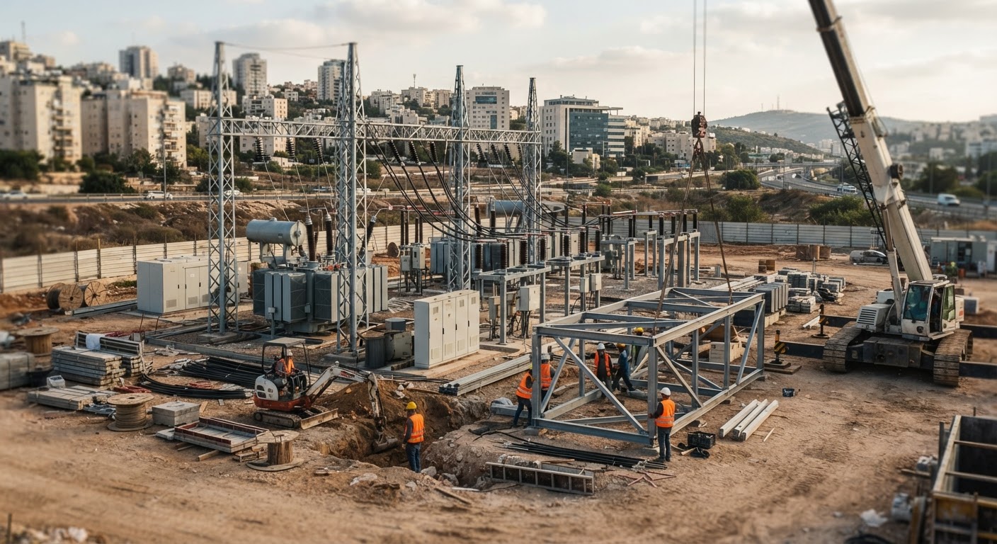 אפקון זכתה במכרז להקמת תחנת משנה עבור חברה ממשלתית בהיקף של 36 מיליון שקל